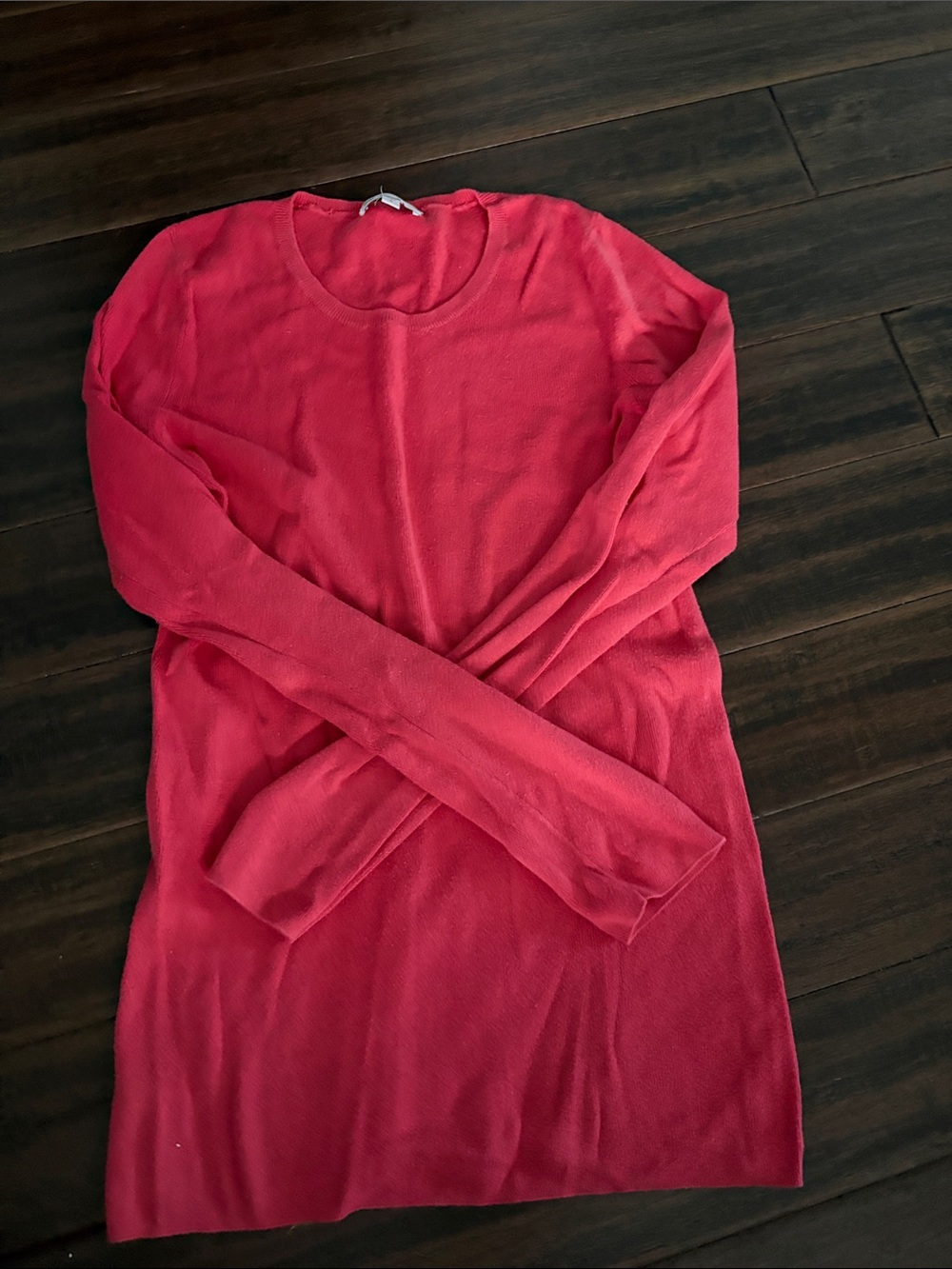 GAP Women's Bright Red/Pink Crewneck Sweater